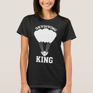 Camiseta Rei do Paraquedismo Ilustração Silhueta I