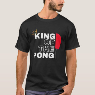 Camiseta REI DO PING Campeão de Ping Pong para Homens