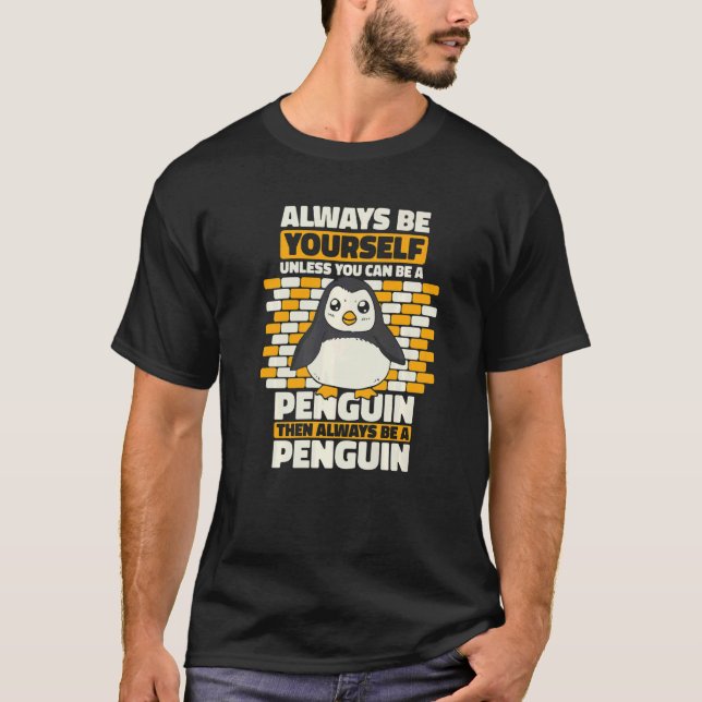 Camiseta Rei do Pinguim Pinguim Animal   (Frente)