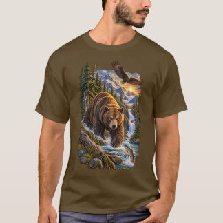 Camiseta Rei do Rio – Velha Montanha do Urso Cinzento