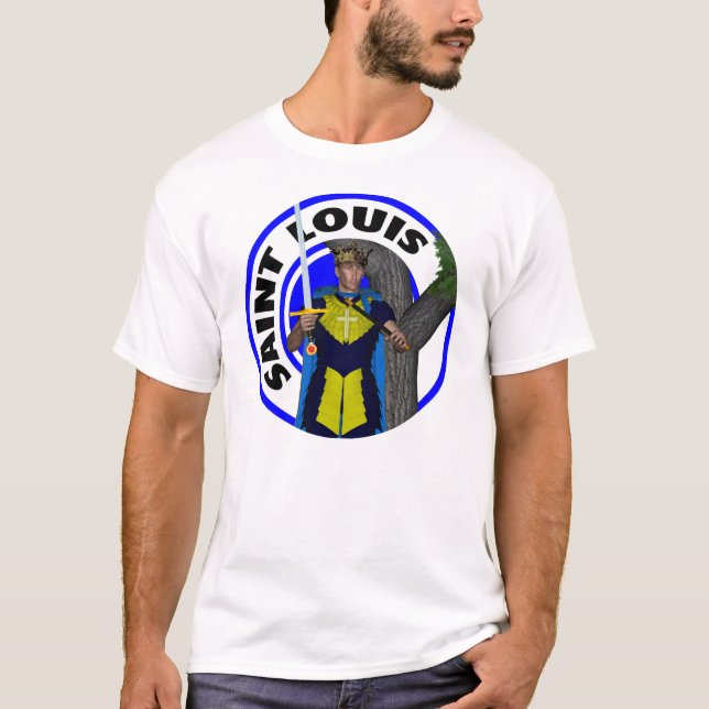 Camiseta Rei do Saint Louis IX de France (Frente)
