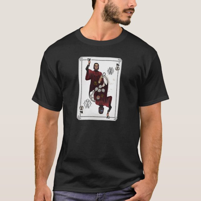 Camiseta Rei do Tshirt das tesouras (Frente)
