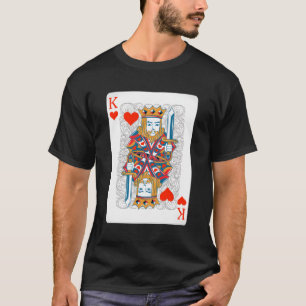 Camiseta Rei Dos Cartões Que Jogam Fácil Halloween