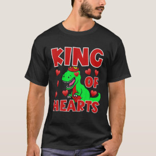 Camiseta Rei Dos Corações Para Meninos - Namorados Engra