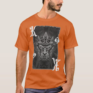 Camiseta Rei Dos Espadas Rei Macaco - Poker Vintage
