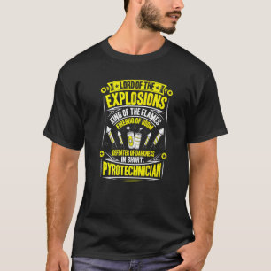 Camiseta Rei dos Fogos de Artifício Pirotecnia