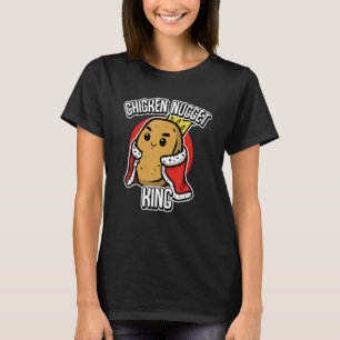 Camiseta Rei dos Nuggets de Frango Rapazes Homens Miúdos