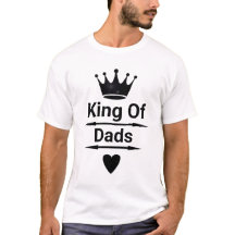 Rei dos Pais - Camisa-Presente do Dia do Pai