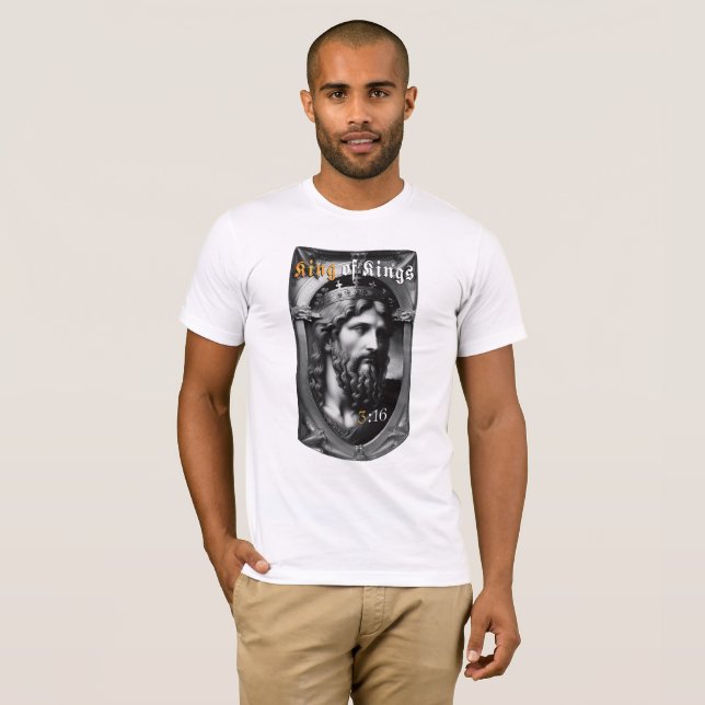 Camiseta Rei dos Reis 3:16 (Frente Completa)