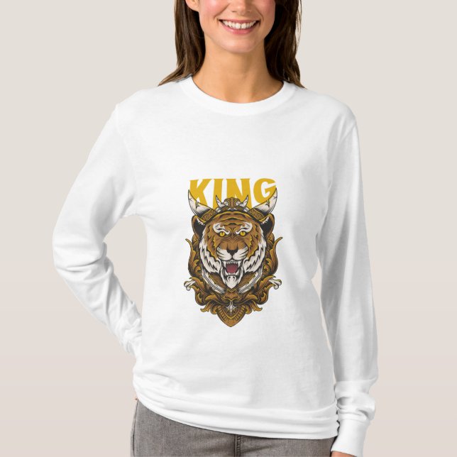 Camiseta rei dos tigres (Frente)