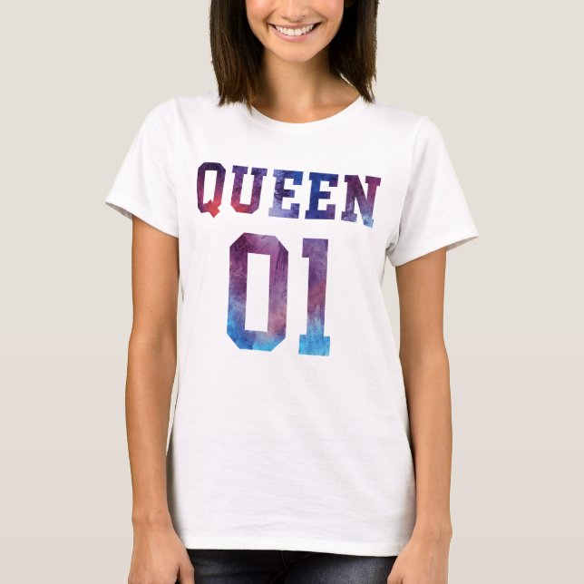 Camiseta Rei e Rainha juntos desde 2001 (Frente)