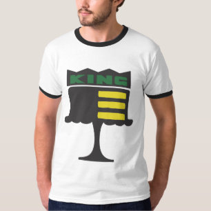 Camiseta Rei Endurecimento Gráfico