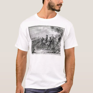 Camiseta Rei Frederick II de Prússia que revê