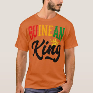 Camiseta Rei Guineense Guiné Guiné Bandeira 1