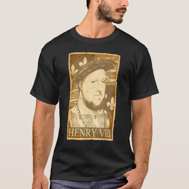 Camiseta Rei Henrique 8 Da Inglaterra Torn Propaganda Poste (Frente)