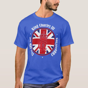 Camiseta Rei Inglês III Charles Memabilia Kings Coronat
