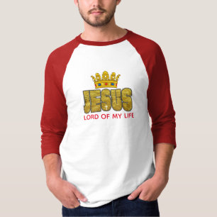 Camiseta Rei Jesus é o Senhor da Vida cristã
