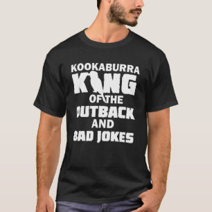 Camiseta Rei Kookaburra Do Exterior E Pássaro Piada Ruim