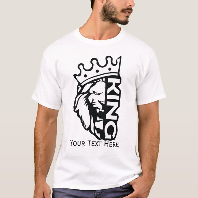 Camiseta Rei Leão – Força Real Poder Design Animal (Frente)