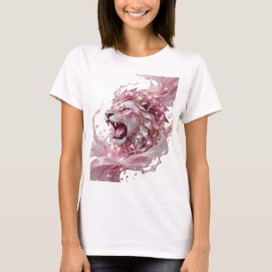 Camiseta Rei Leão Gráfico com Estilo em Prata