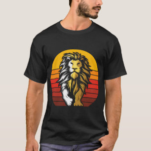 Camiseta rei leão Guerreiro do Pôr do Sol – Leão Majestos