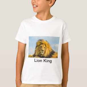 Camiseta - Rei Leão   Impressões de safári african
