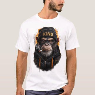 Camiseta Rei Macaco Fumando – Rei da Rua Urbana