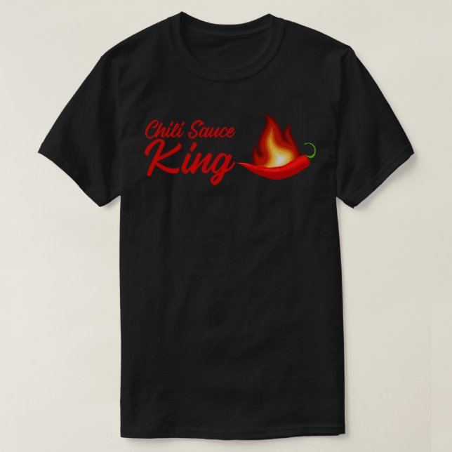 Camiseta Rei molho de chili (Frente do Design)