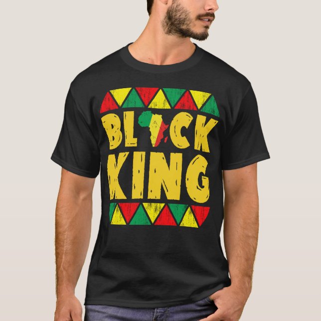 Camiseta rei negro (Frente)