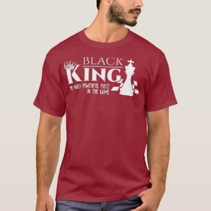 Camiseta Rei Negro - A Peça Mais Poderosa Do Jogo