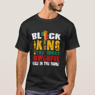 Camiseta Rei Negro A Peça Mais Poderosa No Jogo Afr