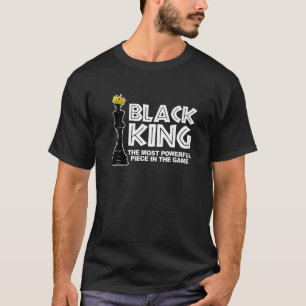 Camiseta Rei Negro A Peça Mais Poderosa No Jogo Bla