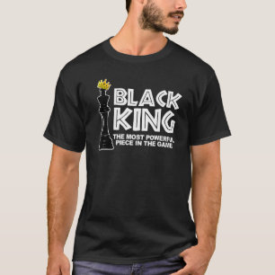 Camiseta Rei Negro A Peça Mais Poderosa No Jogo Bla