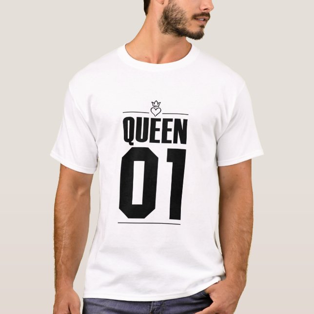 Camiseta Rei Negro e Rainha 01 (Frente)