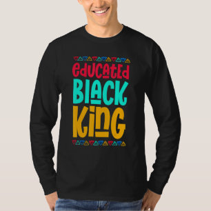 Camiseta Rei Negro Educado Orgulho Africano Preto História 