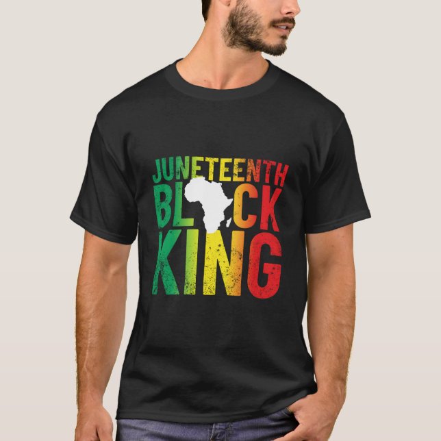 Camiseta Rei Negro Junenth Para 'S Junenth (Frente)