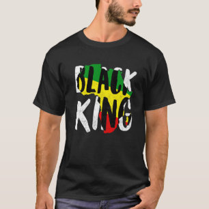 Camiseta Rei Negro para Homens História Mês África Triba
