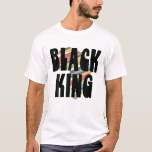 Camiseta Rei Negro para Homens História Mês África Triba