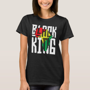 Camiseta Rei Negro para Meninos História Negra Mês África