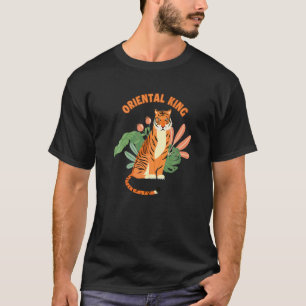 Camiseta Rei Oriental Felino Predador Rei Tigre Siberiano T