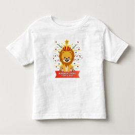 Camiseta Rei Para A Idade Do Dia 3 Leão De Aniversário Pens