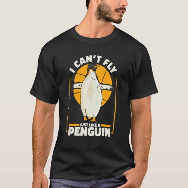 Camiseta Rei Pengüim Pengüim Animal Voar (Frente)