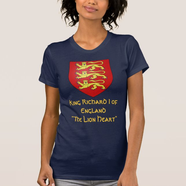 Camiseta Rei Richard mim de Inglaterra "o Lionheart " (Frente)
