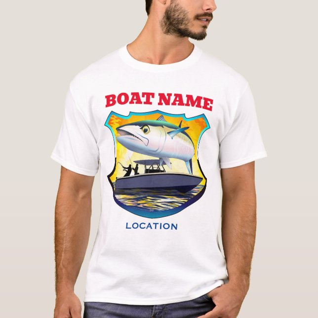Camiseta Rei Sarda que pesca no camiseiro Sunset T (Frente)
