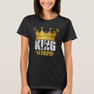 Camiseta Rei Scorpio Horoscope Astrologia Sinal Zodiac
