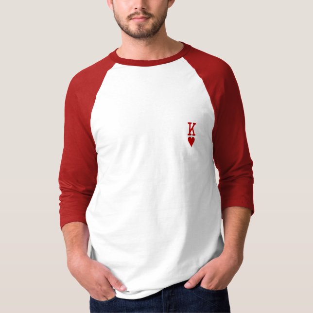 Camiseta Rei serido (corações) (Frente)