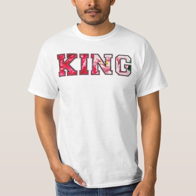 Camiseta Rei texto grafite estilo letra (Frente)