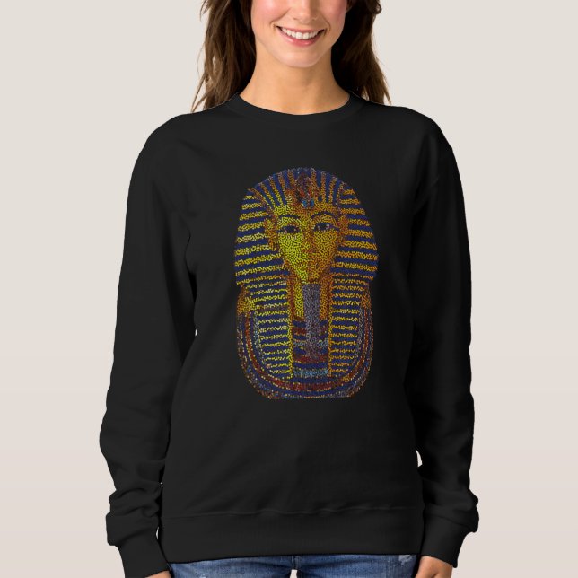 Camiseta Rei Tut Tutancâmon Efeito Stipple (Frente)