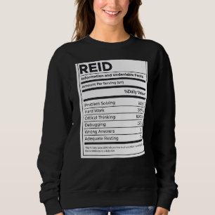 Camiseta Reid Informações Nutricionais Problema Resolvendo 