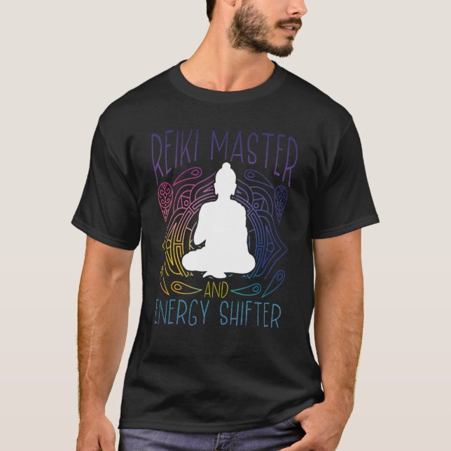 Camiseta Reiki Master Chakra Healing Lightworker Holística  (Frente)